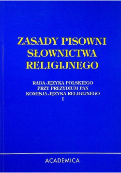 Zasady pisowni słownictwa religijnego