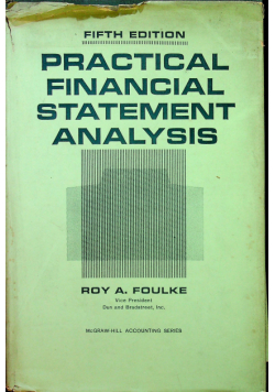 Practical financial statement analysis