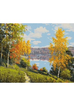 Malowanie po numerach - Jesienny dzień 40x50cm