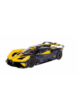 Bugatti Bolide metallic black- yellow 1:18 BBURAGO