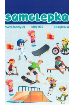 Naklejki papierowe Mini Sport