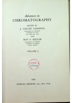 Advances in chromatography