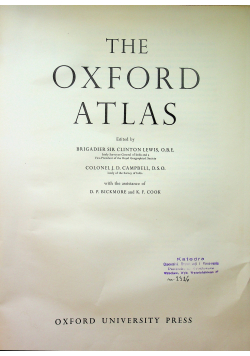 The oxford atlas