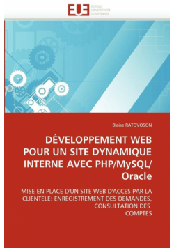 Développement web pour un site dynamique interne avec php/mysql/oracle