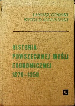 Historia powszechnej myśli ekonomicznej zestaw 2 książek