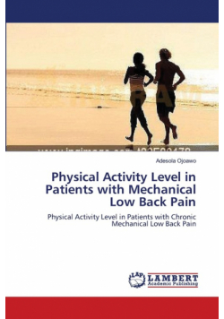 Physical Activity Level in Patients with Mechanical Low Back Pain