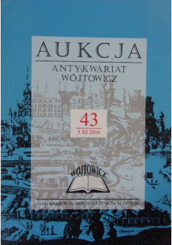 Aukcja antykwariat Wójtowicz 43