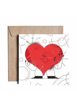 Karnet kw Heart Monster / Serce potworek JST07