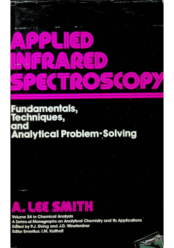 Applied Infrared Spectroscopy