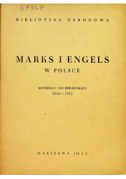 Marks i Engels w Polsce