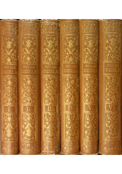 Molier Dzieła tom 1 do 6 1922 r.