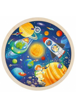 Okrągłe puzzle Kosmos