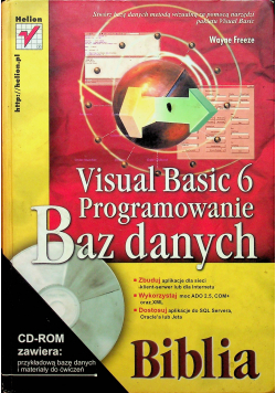 Visual Basic 6 Programowanie baz danych Biblia