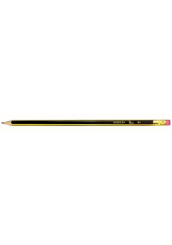 Ołówek z gumką twar.B4 KV050-B4 (12szt.)