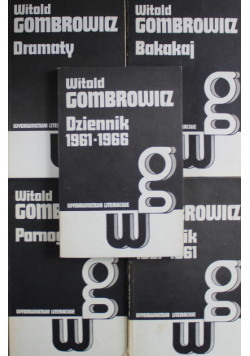 Gombrowicz 5 tomów