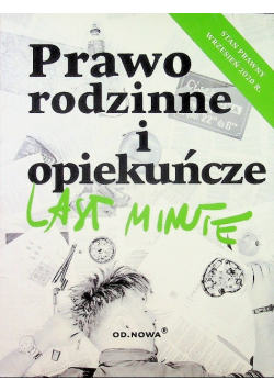 Last Minute Prawo rodzinne i opiekuńcze 2020