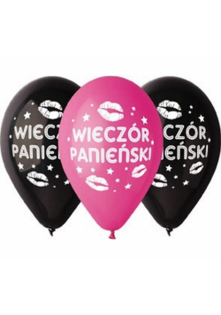 Balony Wieczór Panieńsk 30cm 5 szt.