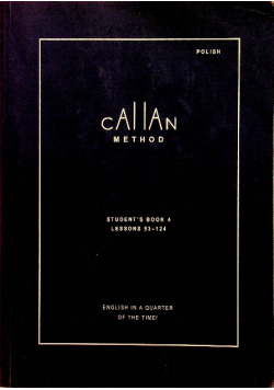 Callan Method Students Book 4 Lessons 93 124