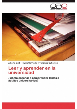 Leer y aprender en la universidad
