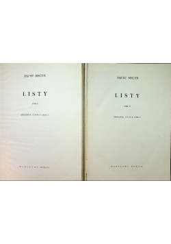 Socyn Listy tom I i II