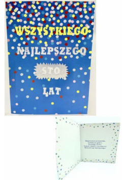 Karnet B6 Wszystkiego Najlepszego