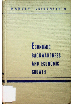 Economic backwardness and economic growth