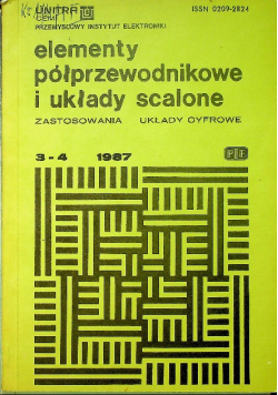 Elementy półprzewodnikowe i układy scalone nr 3 i 4