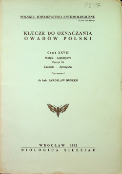 Klucze do oznaczania owadów Polski Część XXVII Zeszyt 59