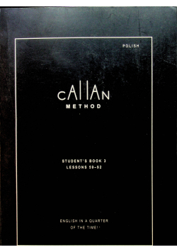 Callan method student book 3 lessons 59 92