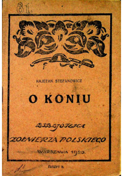 O koniu 1920r.
