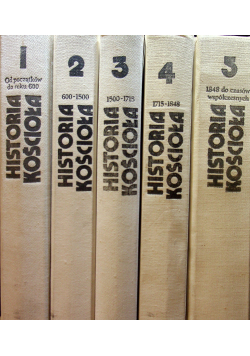 Historia kościoła tom od 1 do 5
