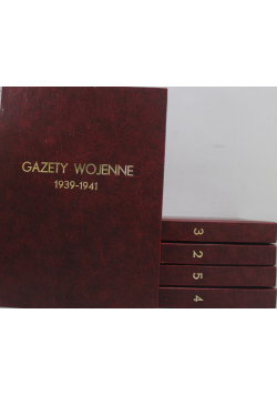 Gazety wojenne tom 1 do 5