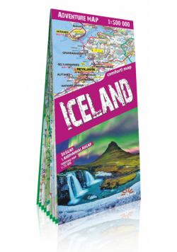 Islandia (Iceland) laminowana mapa samochodowo - turystyczna