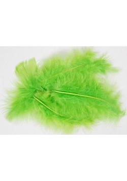 Piórka 10g 5-12cm zielone