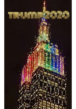Trump-2020  Iconic  Empire StateBuilding writing Drawing Journal.
