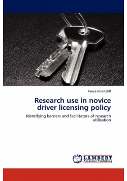 Research use in novice driver licensing policy