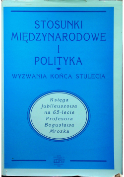 Stosunki międzynarodowe i polityka