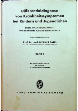 Differentialdiagnose von krankheitssymptomen bei Kindern und Jugendlichen band 1
