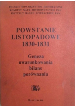 Powstanie listopadowe 1830 - 1831