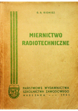 Miernictwo radiotechniczne