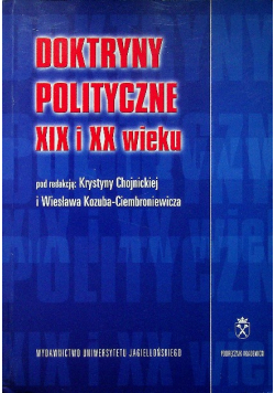 Doktryny polityczne XIX i XX wieku