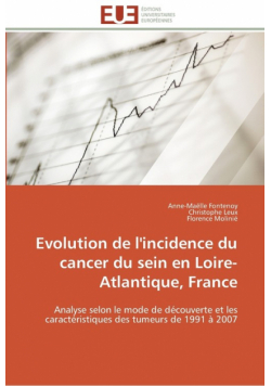 Evolution de l'incidence du cancer du sein en loire-atlantique, france
