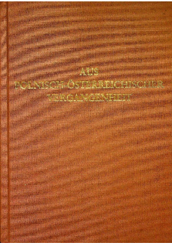 Aus Polnisch-Osterreichischer Vergangenheit