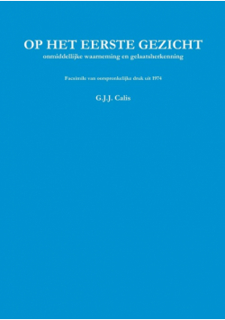Op het eerste gezicht Facsimile ISBN