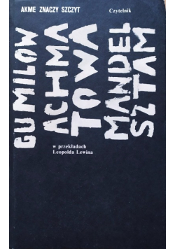 Gumilow Achmatowa Mandelsztam