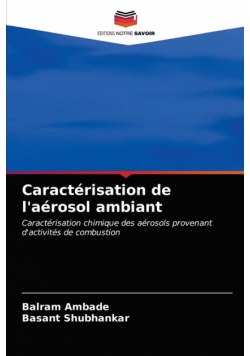 Caractérisation de l'aérosol ambiant