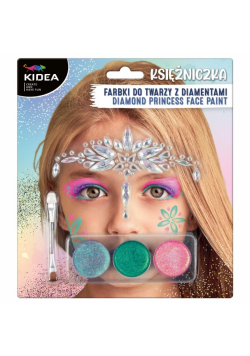 Farbki do twarzy Księżniczka z diamentami KIDEA