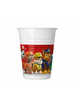 Kubeczki plastikowe Psi Patrol 200ml 8szt