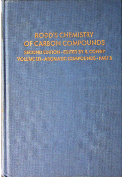 Rodds Chemistry of Carbon Compounds Tom 3