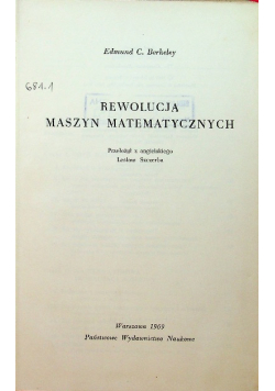 Rewolucja maszyn matematycznych